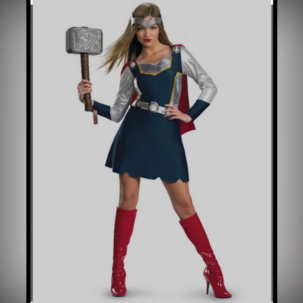 Thor girl Marvel costume S (4-6)